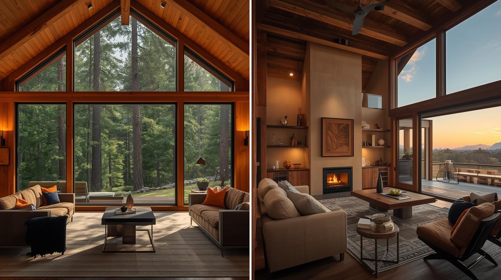Mountain Lodge Timber Frame Concept