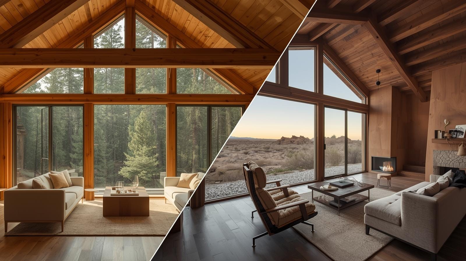Forest Modern Timber Frame Concept